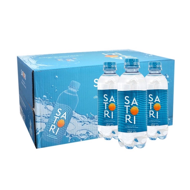 Nước Suối Tinh Khiết Satori Thùng 24 Chai 350ml