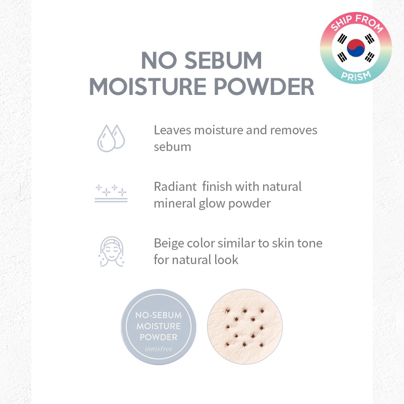 Phấn phủ khoáng Innisfree không chứa sebum phiên bản giới hạn 5g