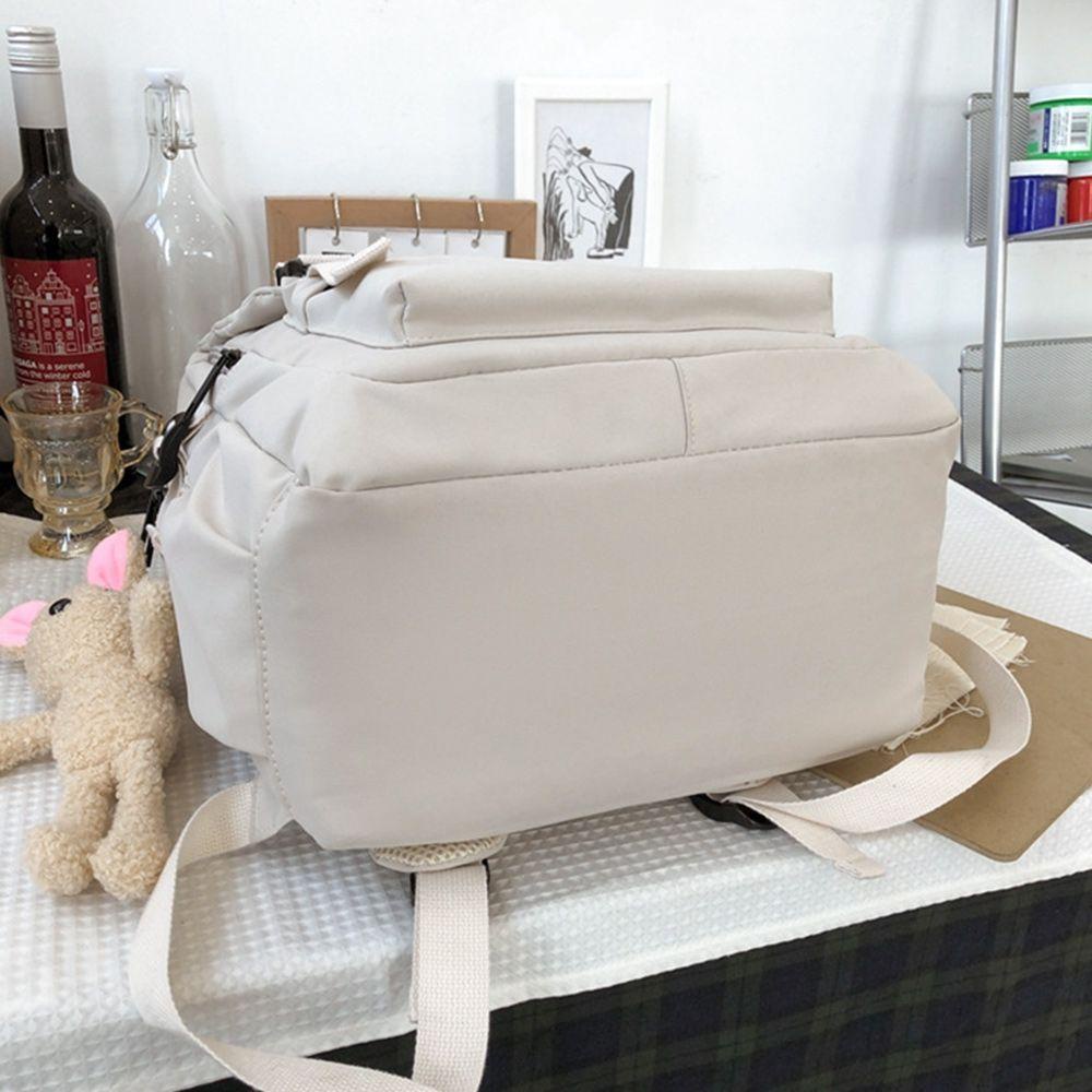 Ba Lô Nylon Màu Trơn Sức Chứa Lớn Cho Nữ