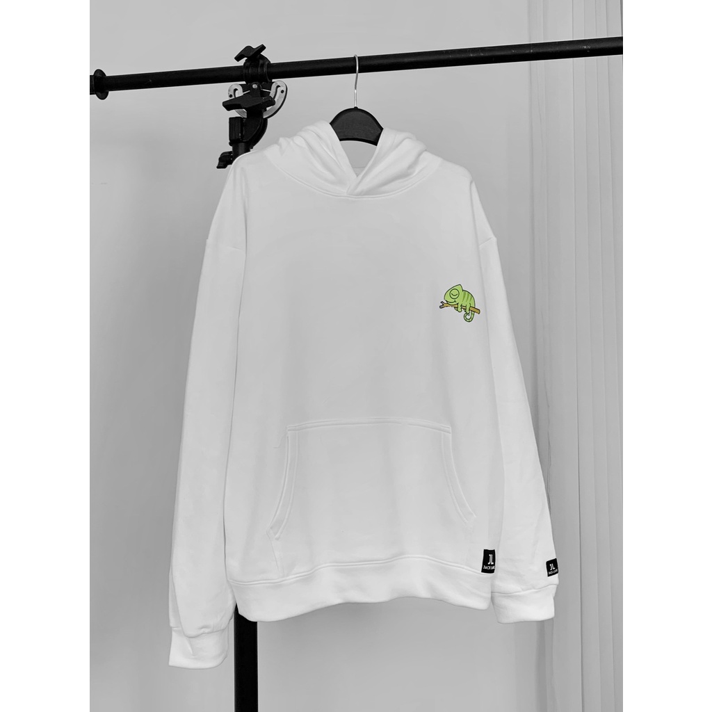 Áo Hoodie JL Oversize Gecko, JACKLANE, Áo nỉ chui đầu unisex Jack Lane