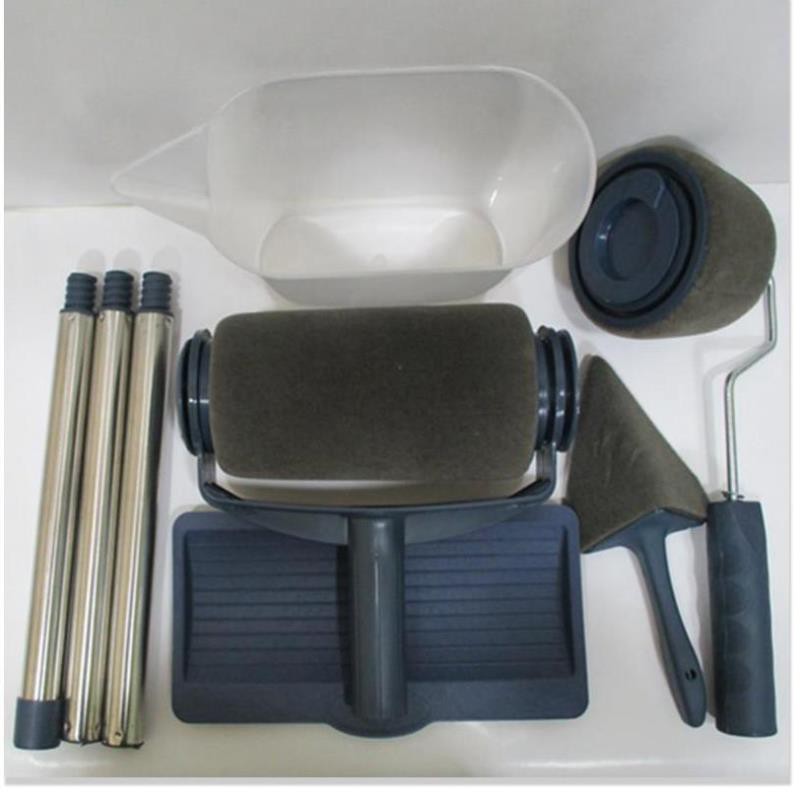 ✔️ Bộ dụng cụ con lăn sơn góc tường, Rulo Lăn Sơn Thông Minh Lăn Góc Cạnh, Lô Lăn Sơn Không Bẩn, Không Rớt