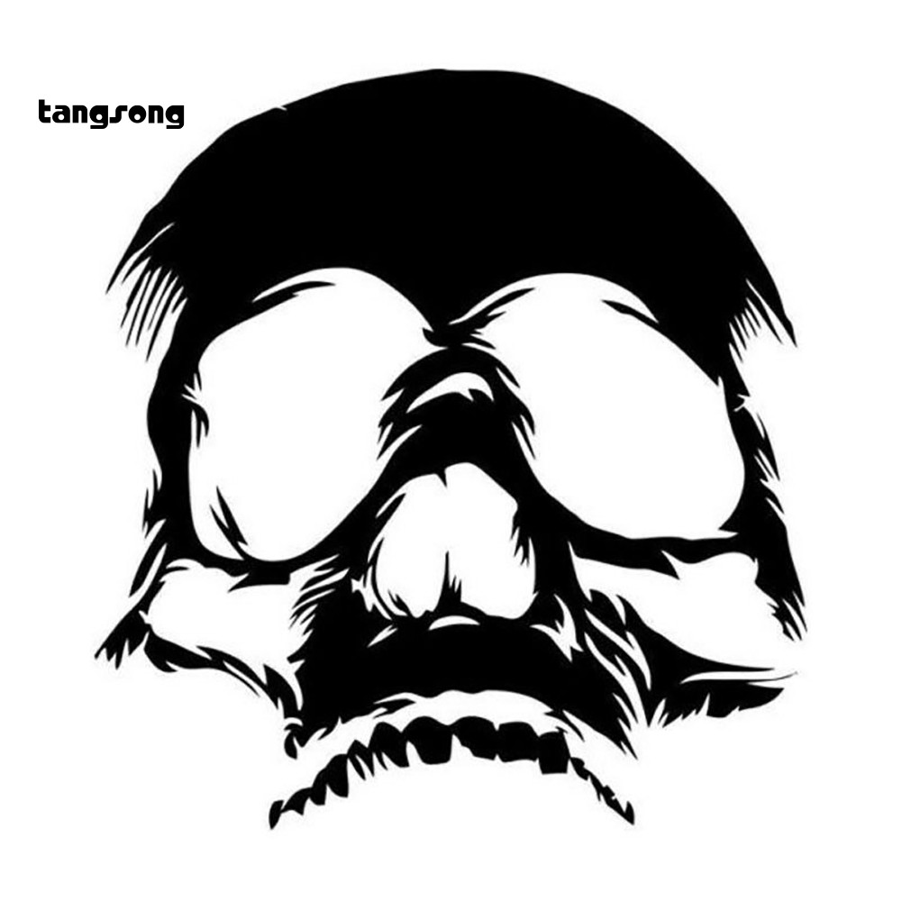 Miếng Dán Trang Trí Xe Hơi / Xe Máy Hình Đầu Lâu