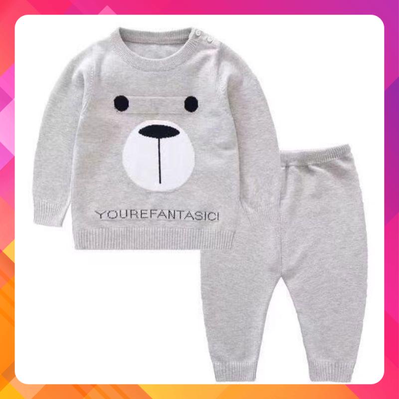 Set bộ len hàng quảng châu loại 1, dày đẹp cho bé yêu NHÓM 1: 7-13KG