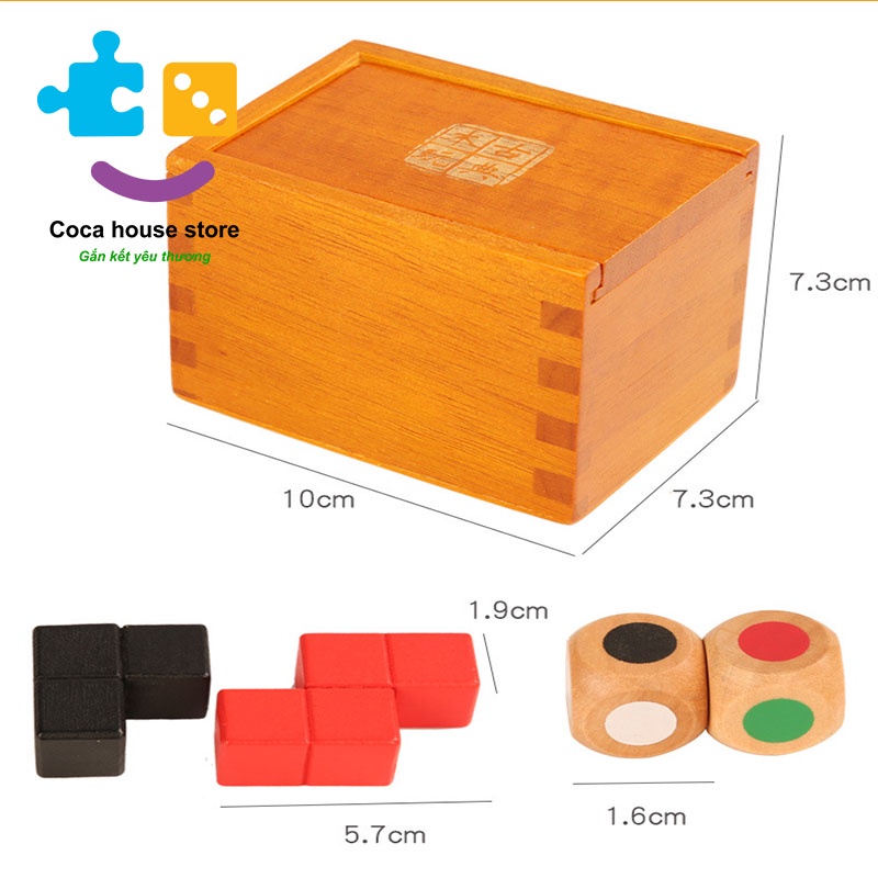Đồ chơi giáo dục mở khóa hộp Pandora, phát triển tư duy xây dựng hình học không gian cho bé