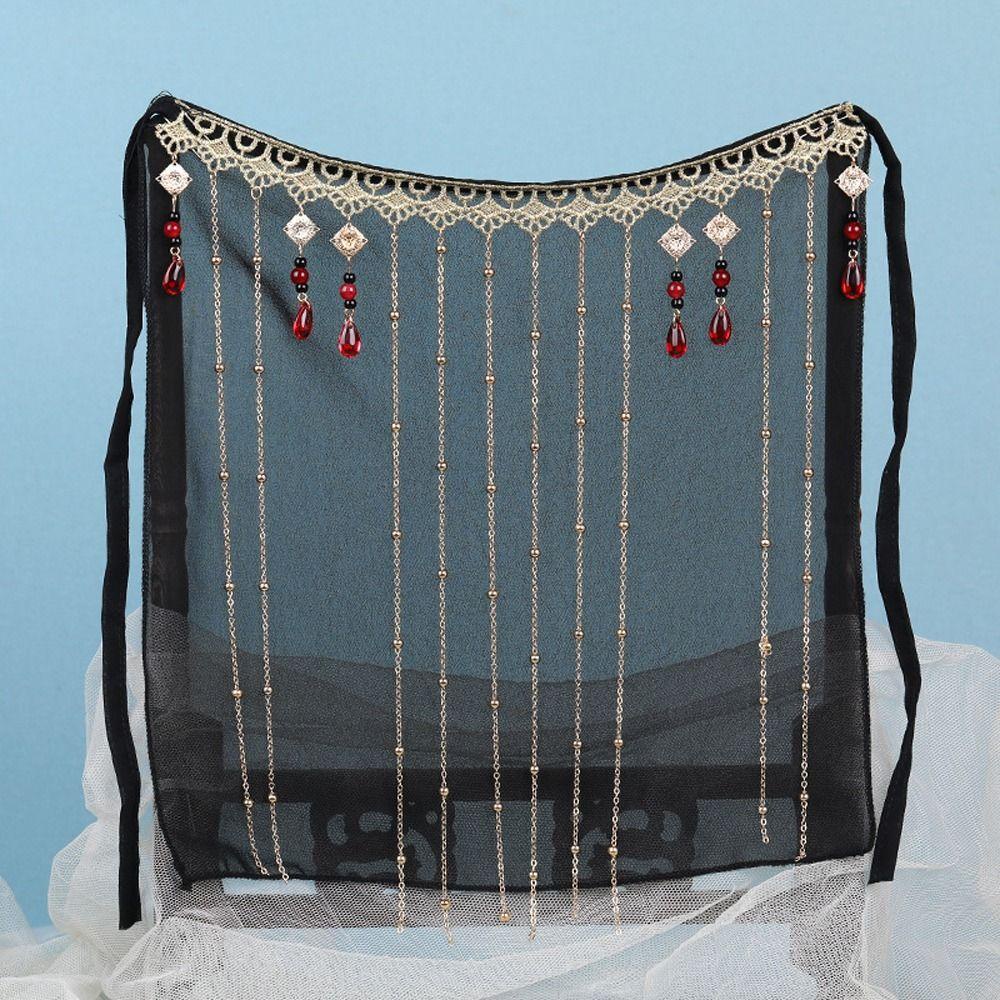 Mạng Che Mặt VANES1 Kiểu Hán Phục Trung Hoa Cổ Điển Chống Tia Cực Tím Dễ Phối Đồ