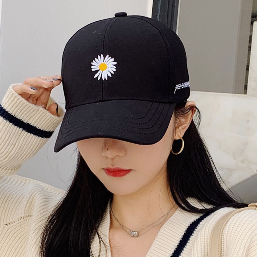 Mũ lưỡi trai hoa cúc GDragon BIGBANG Ulzzang Unisex đủ các màu - Nón kết MU2