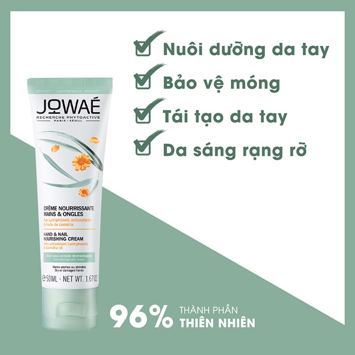 Combo Nước Tẩy Trang - Mặt Nạ Đất Sét - Kem Dưỡng Tay Và Móng JOWAE - Mỹ Phẩm Thiên Nhiên Nhập Khẩu Chính Hãng Pháp