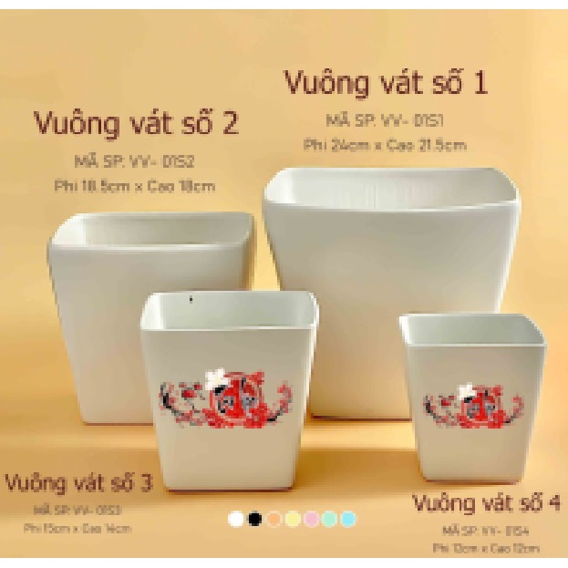 Chậu trồng cây cảnh chưng tết mã GT02 - Chậu tiểu cảnh quất, mai, đào tài lộc thịnh vượng