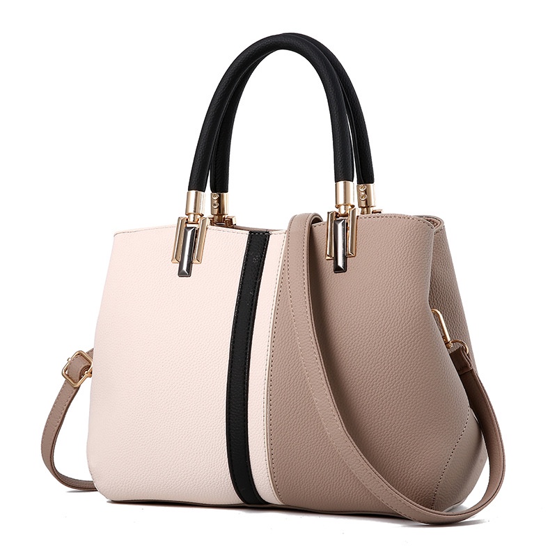 Túi xách công sở nữ da đẹp phối màu size to 26cm HER BAG TXN028