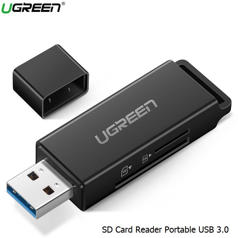 Card Reader SD, TF Portable USB 3.0 Ugreen 40750 Chính Hãng