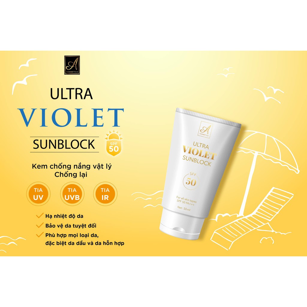 [Chính Hãng] kem chống nắng a cosmetic ultra violet sun block | BigBuy360 - bigbuy360.vn