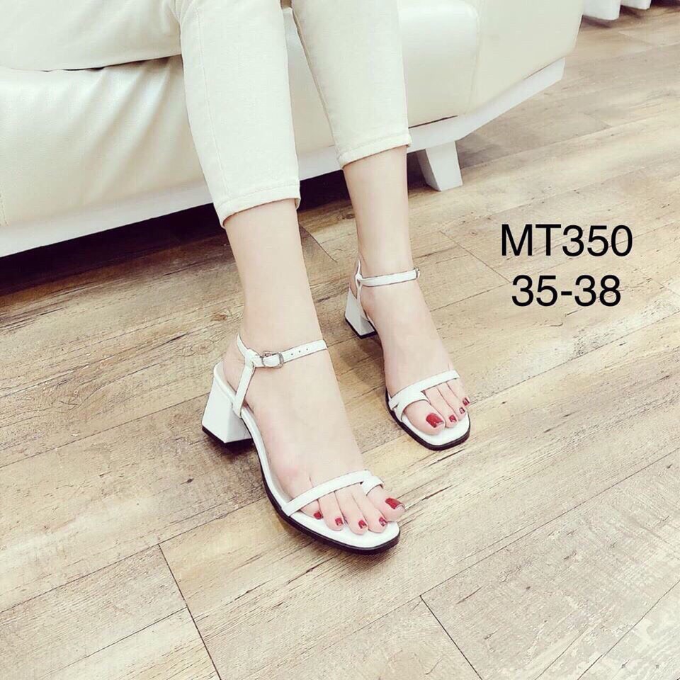 Giày sandal nữ da lỳ xỏ ngón mã S6