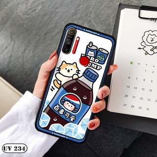 Ốp lưng nhám in hình 3D Realme C3