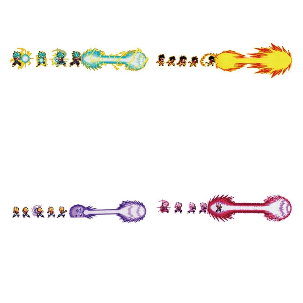 Miếng Dán Trang Trí Cửa Sổ Xe Hơi / Xe Máy Họa Tiết Dragon Ball Độc Đáo Thời Trang