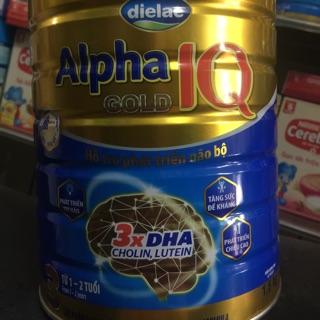 Sữa Dialac Alpha IQ Gold số 3 1-2 tuổi 1.5kg mẫu mới gấp 3 lần DHA