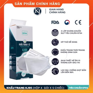 Khẩu trang kf94 hàn quốc 3d mask lọc không khí dễ thở tiêu chuẩn n95 mỹ
