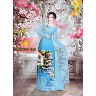 Vải Áo Dài Tằm Ý, Lụa Nhật  DAD611