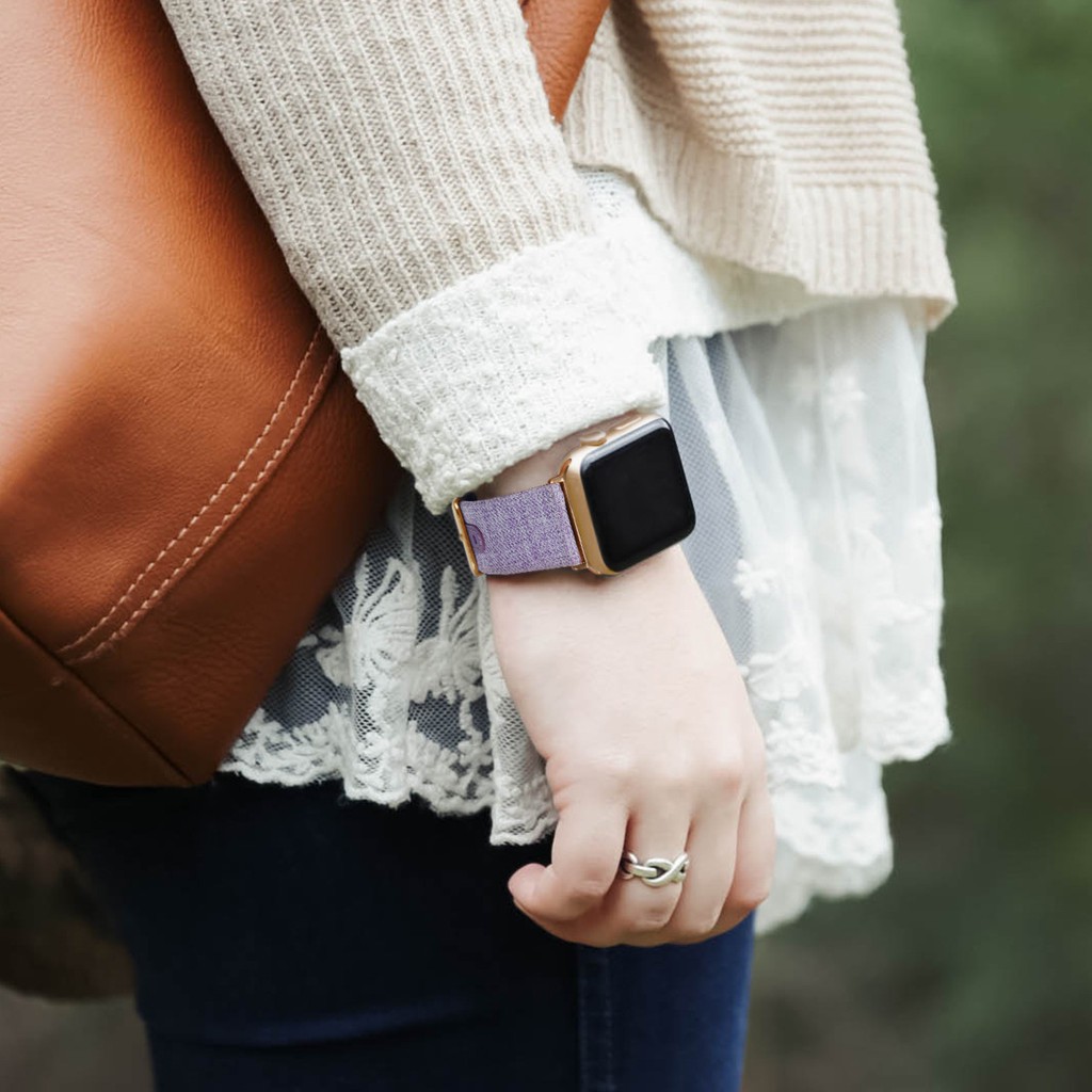 Dây đeo nylon bện thích hợp cho Apple Watch Series 6 / Se / 5 / 4 / 3 / 2 / 1 Iwatch 38mm 40mm 42mm 44mm