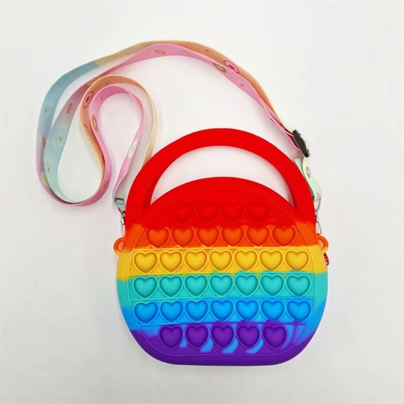 Túi đeo chéo cho bé gái,túi xách trò chơi popit siêu xinh
