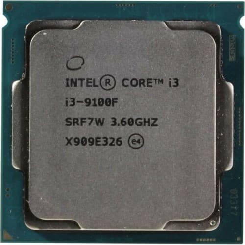 Bộ vi xử lý Intel Core i3 9100F Full Box (3.6Ghz, 4 nhân 4 luồng, 6MB Cache, 65W)-LGA 1151