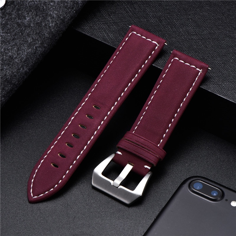 Dây Đeo Tay Thay Thế Bằng Da Cổ Điển Cho Huami Amazfit GTR 3 Pro Strap GTR-3 GTR3 / GTR 2 2e 22mm