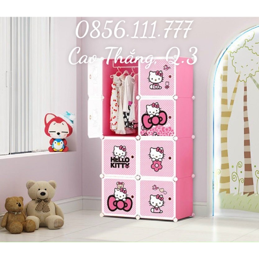 TỦ NHỰA LẮP GHÉP THÔNG MINH 8 Ô sâu 47
