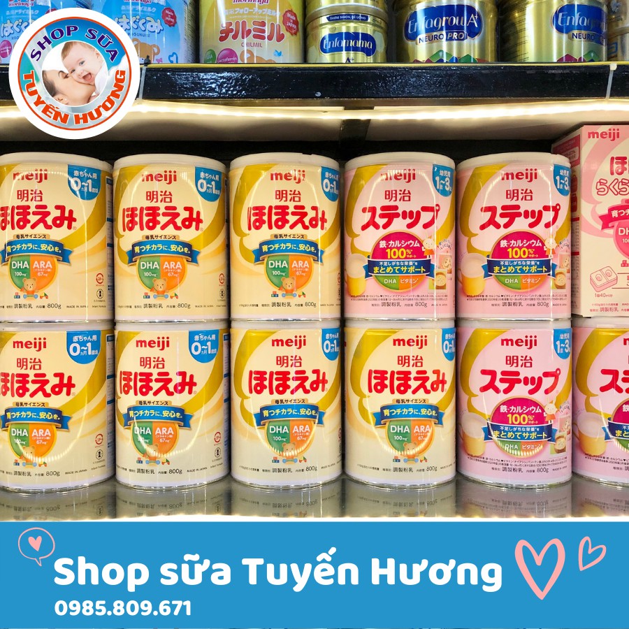 Sữa Meiji số 0 nội địa Nhật lon 800G - Chính hãng