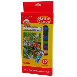 Sáp màu xóa được stacom 12 màu cr012p