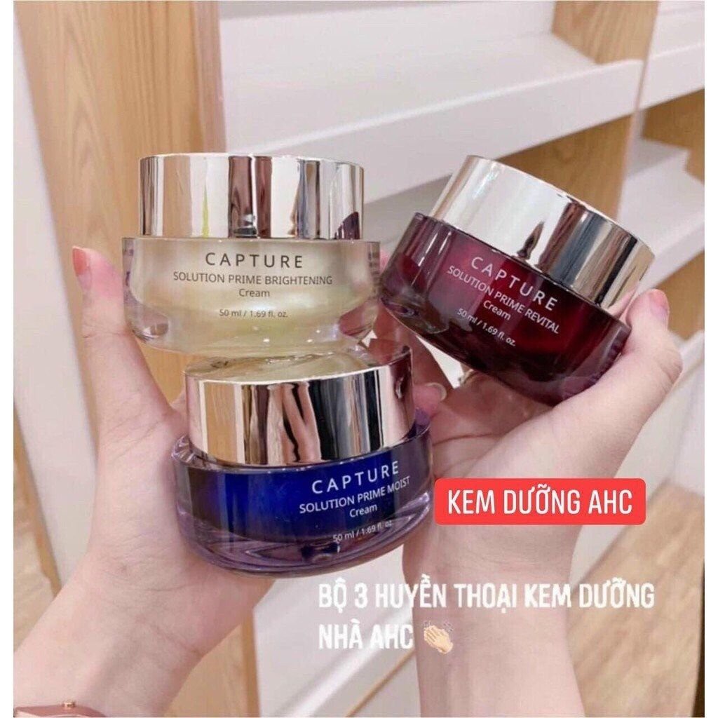 Kem AHC Capture {𝗖𝗛𝗜́𝗡𝗛 𝗛𝗔̃𝗡𝗚} Kem Dưỡng Da AHC Capture Solution Max Cream 50ml nuôi dưỡng nàn da