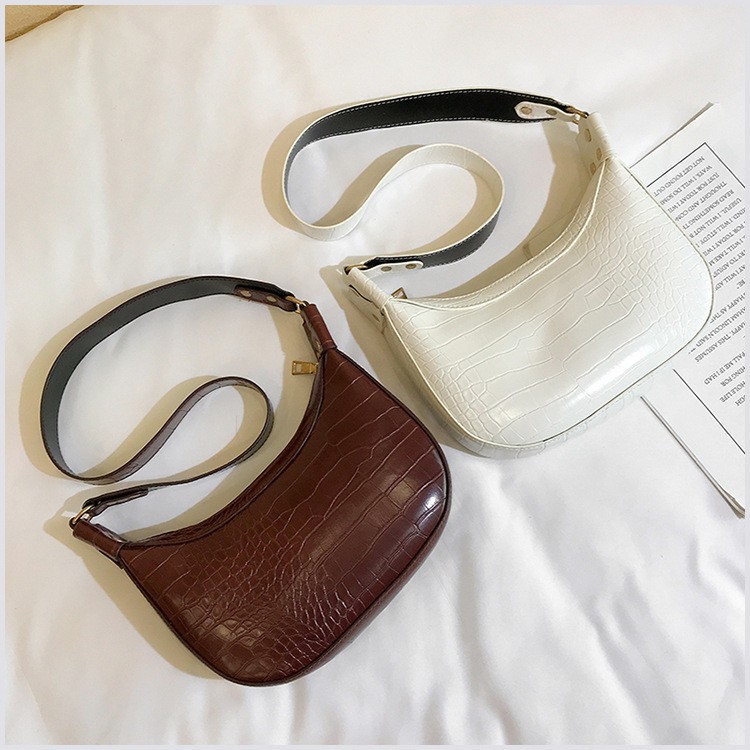 TÚI KẸP NÁCH, TÚI ĐEO CHÉO DA PU VÂN RẮN QUAI TO TT 28 | BigBuy360 - bigbuy360.vn