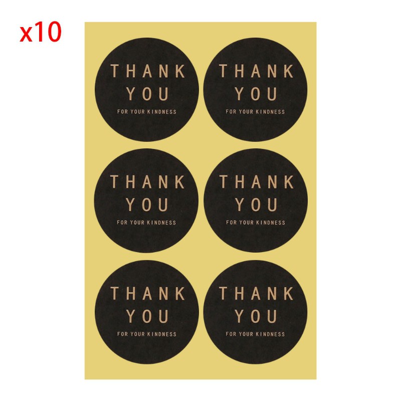 Nhãn dán thankyou lớn 3,8cm