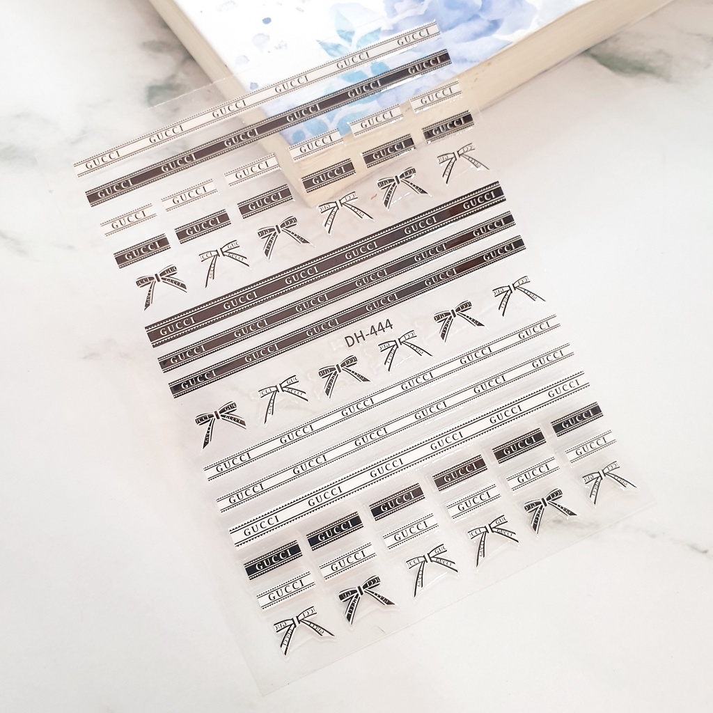 Nail Sticker MIAN_Stick dán móng các mẫu Logo thương hiệu