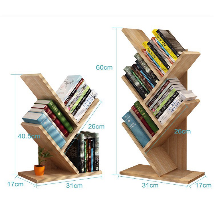 Giá sách đứng , kệ sách đa năng Tâm House mẫu mới - K23