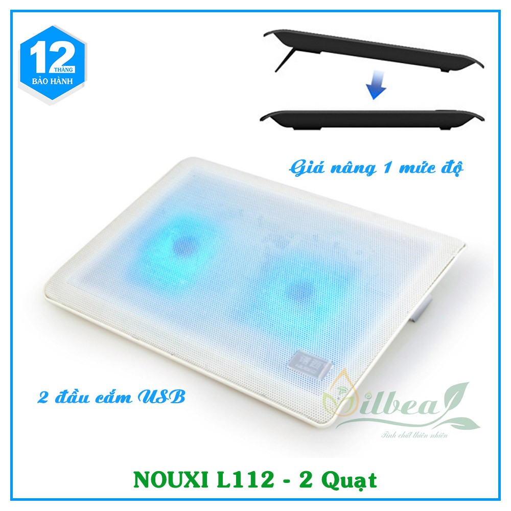 Đế Tản Nhiệt Laptop Cao Cấp Nuoxi Quạt Mạnh Chạy Êm Tích Hợp Thêm Cổng USB | WebRaoVat - webraovat.net.vn