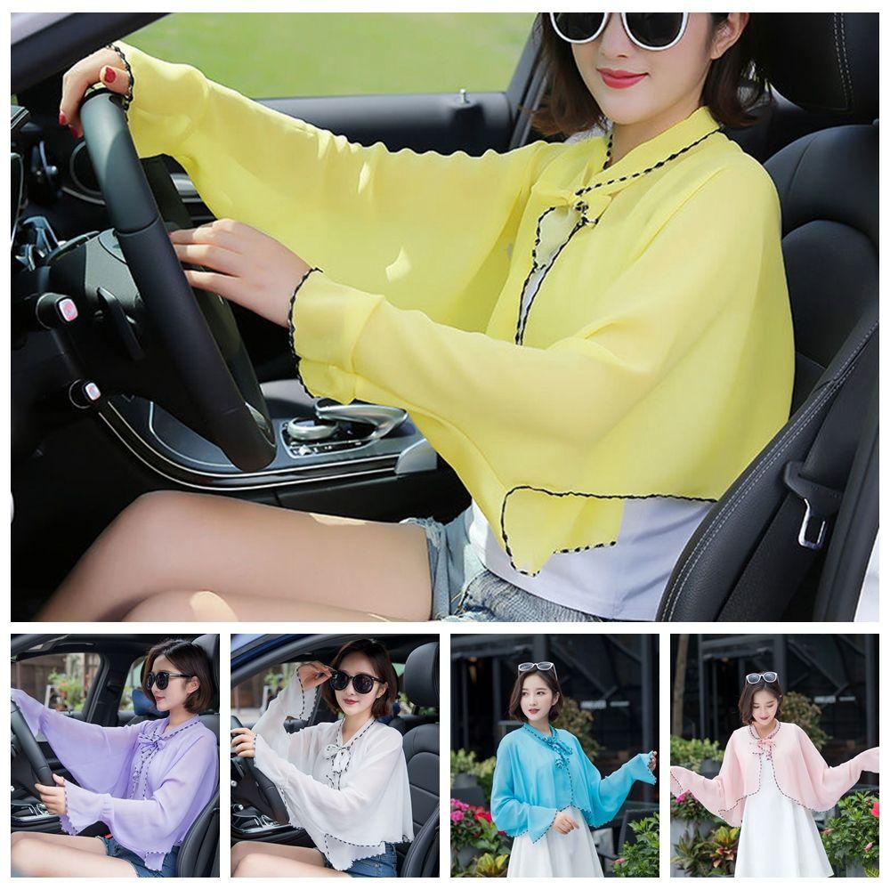 Rowans Khăn Choàng Cánh Tay Chất Liệu Chiffon Thời Trang Cho Nữ