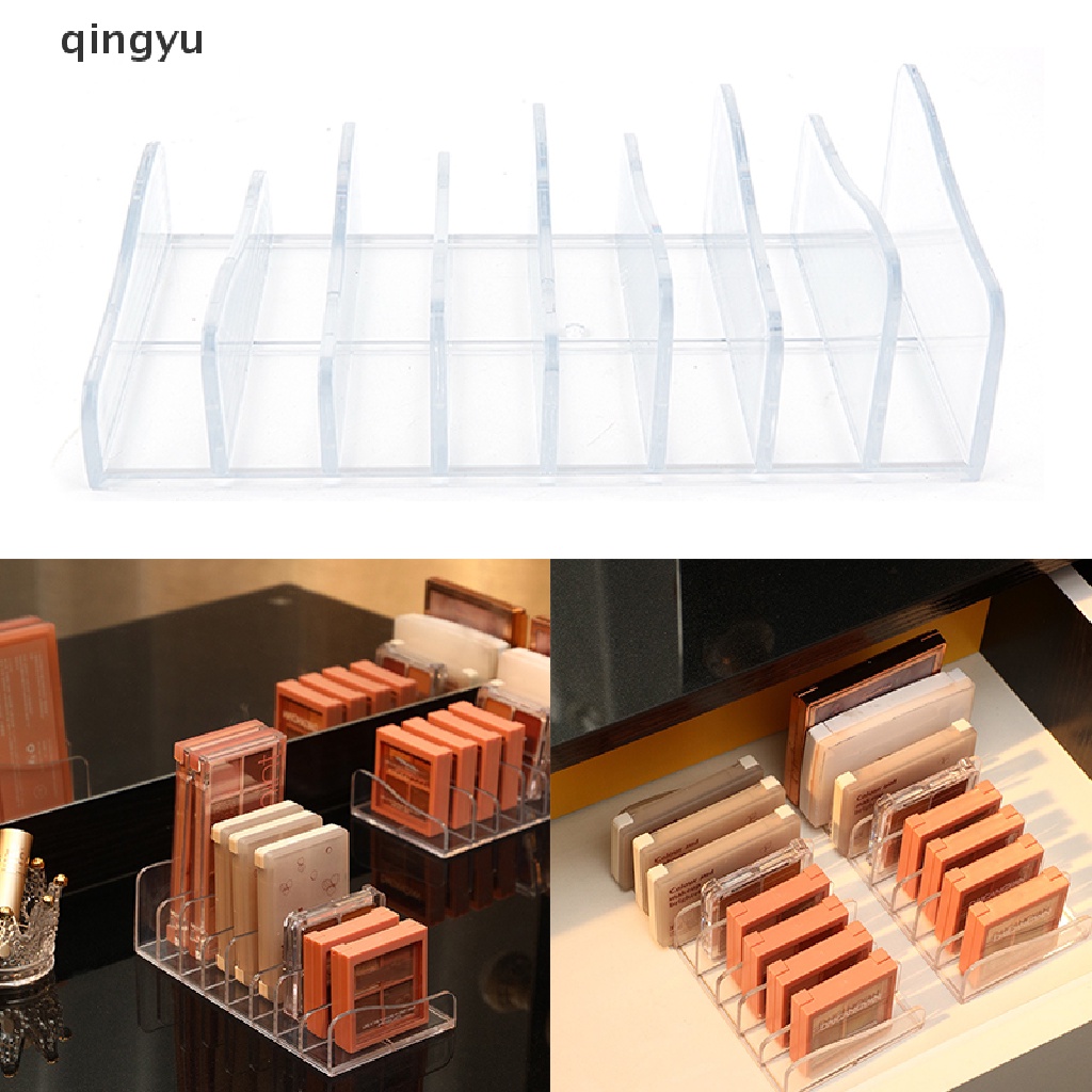 1 Khay Đựng Bảng Phấn Mắt Chia Ngăn Giá Đỡ Tiện Lợi