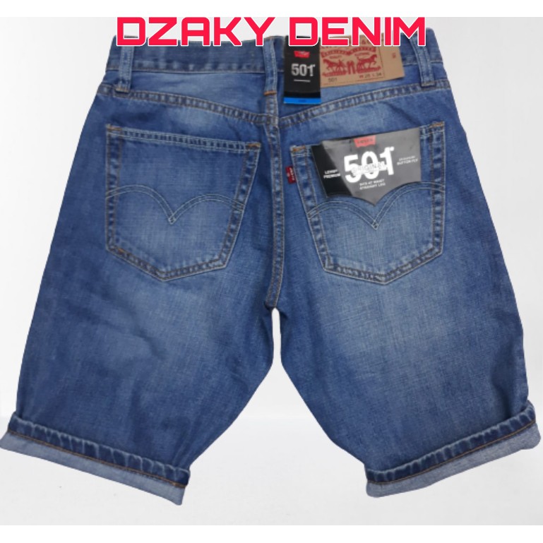 Quần Short Denim Levis 501 Thiết Kế Trẻ Trung Năng Động Cho Nam