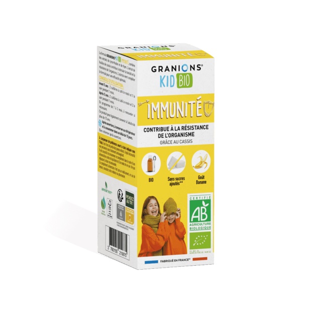 Siro tăng đề kháng hữu cơ Granions Kid Bio Immunité 125ml cho bé