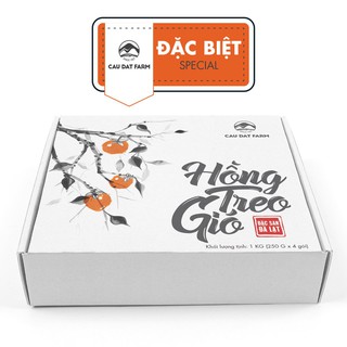 Hồng treo gió cầu đất farm - hộp 1kg
