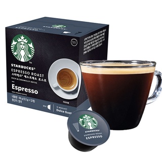 Starbucks espresso roast viên nén cà phê cho máy dolce gusto 5,5g x 12 viên