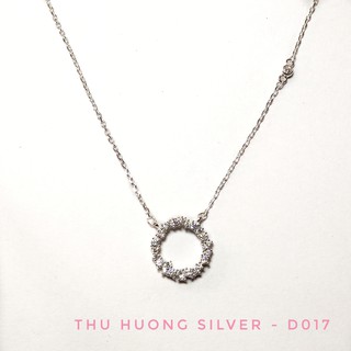 Dây chuyền bạc vòng nguyệt quế D017