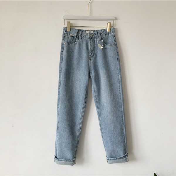 Quần baggy jean nữ nắp lệch chất vải đẹp F10 | WebRaoVat - webraovat.net.vn