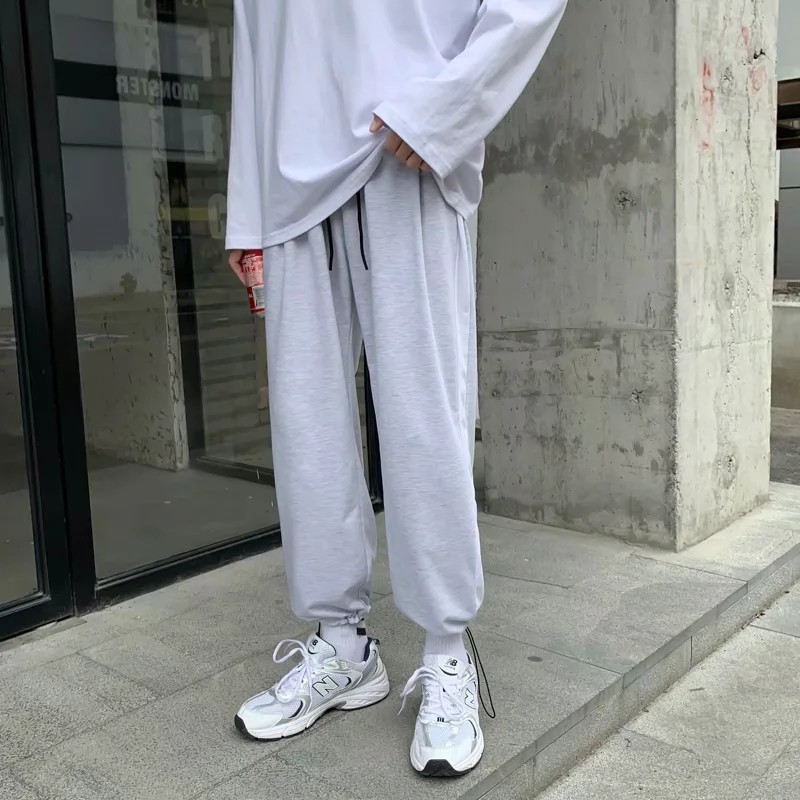 Quần dài lưng thun họa tiết đường kẻ sọc phong cách thời trang nam M-3Xl | BigBuy360 - bigbuy360.vn