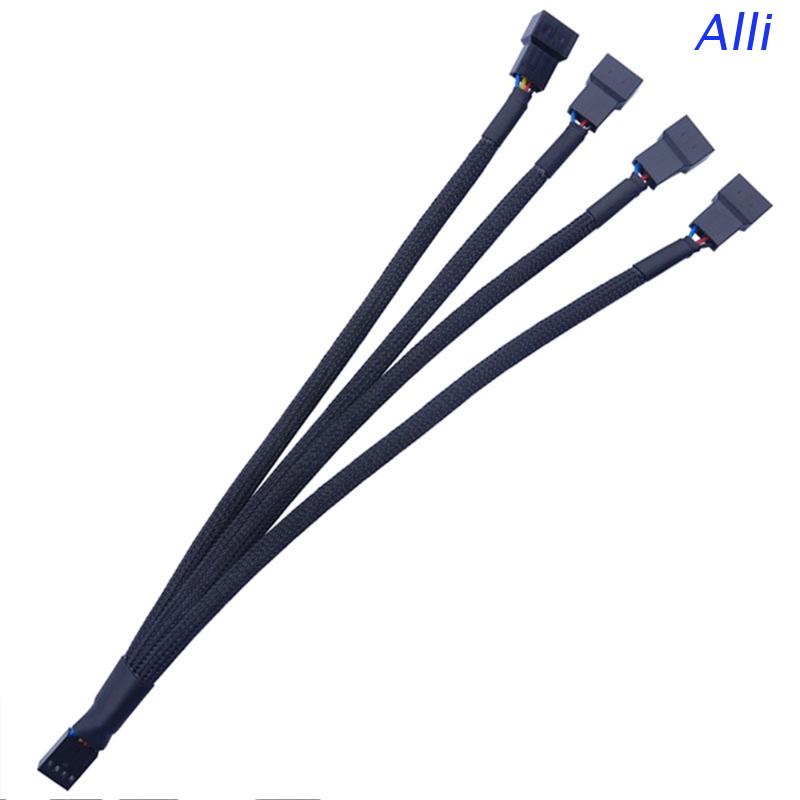 Cáp Chia Quạt Máy Tính 1 Sang 4 Chiều 4PIN PWM