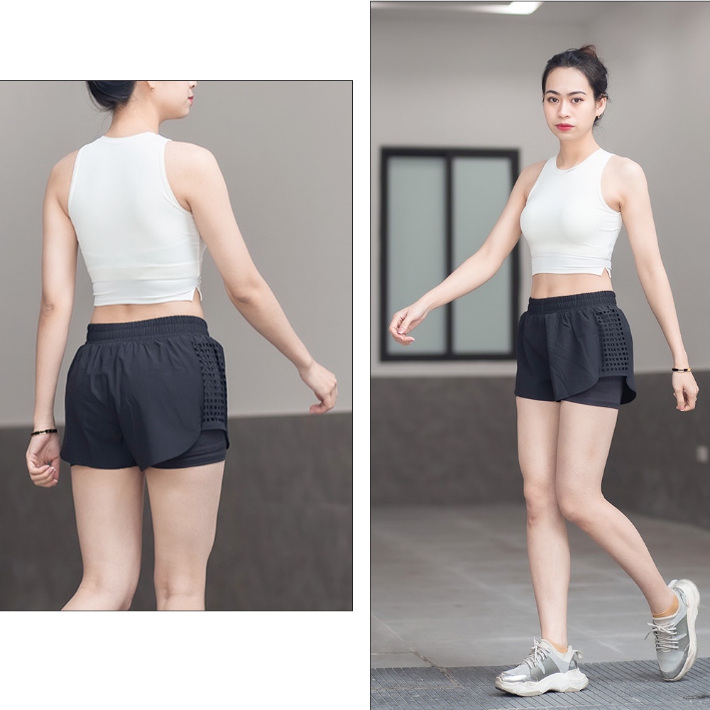 [Mã INBAU30 giảm 30K đơn 199K] Set tập Boxer Laze - Bra MixTop hỗ trợ tập aerobics, gym, yoga,... - Chính hãng Gladimax