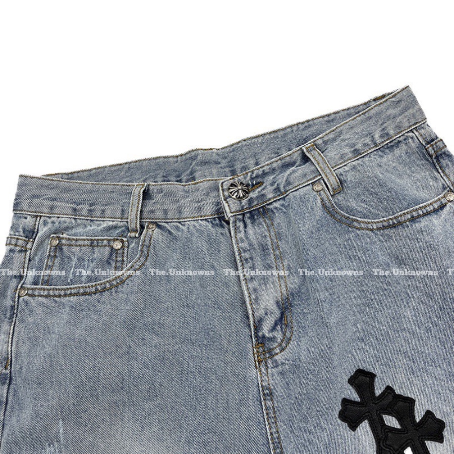 ⚡️ - Quần jeans Chrom Heart cao cấp full tag túi, quần jeans nam nữ ch
