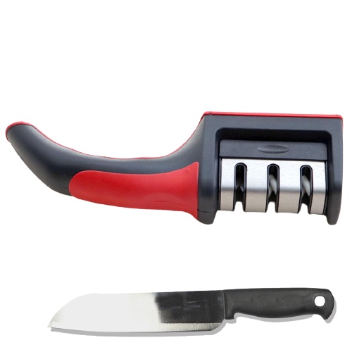 [Thánh Mài Dao] Dụng Cụ Mài Dao Kéo 3 Cấp Độ Cầm Tay Nhanh Bén Siêu Tiện Lợi