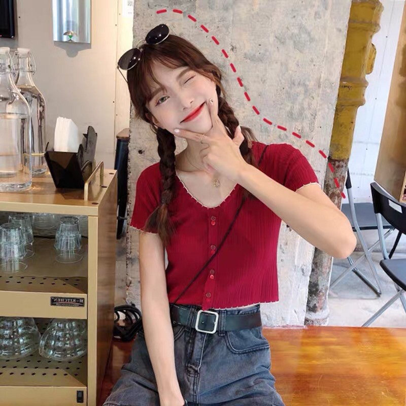 [Mã WASKT410K giảm 10K đơn 50K] Áo len croptop nữ chất len mongtoghi mùa thu 2020 SatSun | BigBuy360 - bigbuy360.vn