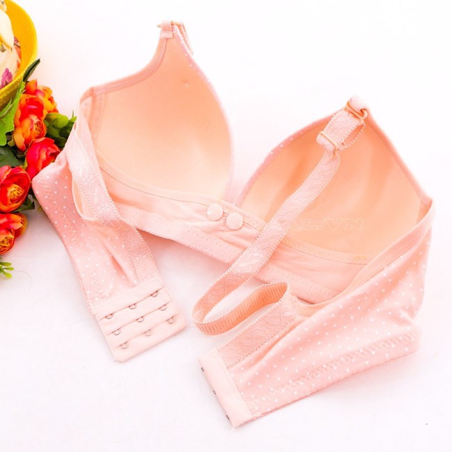 Áo lót cho con bú chấm bi