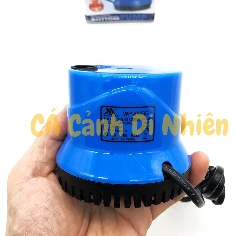 Máy bơm hút đáy 360 độ 18W Xin Xiu bơm chìm hút cặn bể cá WP-2000B